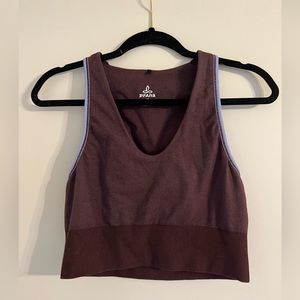 prAna • sopra seamless crop top • purple